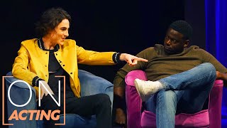 “I’ve Seen You a Couple Times” Timothée Chalamet amp Daniel Kaluuya on Newfound Popularity  On Acting [upl. by Cedric]