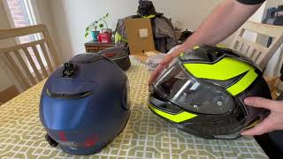 SHOEI Neotec 3 vs 2 Unboxing Neotec 3 Installing AntiFog modular helmet shoei neotec antifog [upl. by Gnet18]