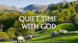 QUIET TIME WITH GOD  Instrumental Worship amp Scriptures with Nature  Christian Piano [upl. by Nylloc]