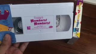 Barney’s Numbers Numbers 2004 VHS and Barney’s Red Yellow and Blue 2003 VHS [upl. by Arbed126]