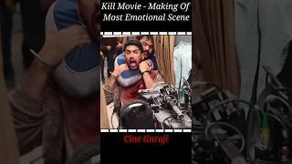 Kill Movie Making of Most Emotional Scene kill moviemaking ytshorts [upl. by Meldon197]