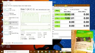 WD Green SN350 Nvme SSD M2 PCIe 3 Speed Test🔥Read and Write Speed [upl. by Cope]