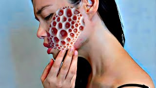 Asmr Removal Trypophobia Maggots  Trypophobia Removal Animation  Asmr Treatment Trypophobia [upl. by Kasper]