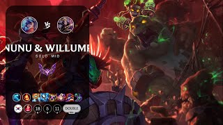 Nunu amp Willump Mid vs LeBlanc  KR Master Patch 142 [upl. by Kinemod]