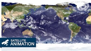 1985 Worldwide Satellite Animation [upl. by Eleynad]