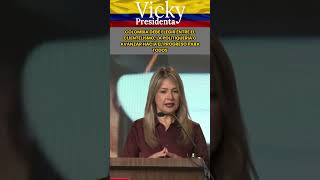 VICKY Colombia Debe Elegir Entre El Clientelismo La Politiquería O El Progreso Para Todos [upl. by Haduhey]