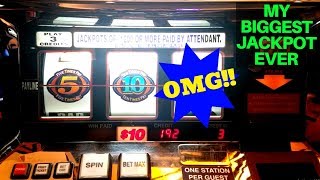 My 💥BIGGEST💥 Handpay Jackpot EVER  High Limit 2X 10X 5X BONUS TIME Slot Machine HUGE JACKPOT [upl. by Eberle]