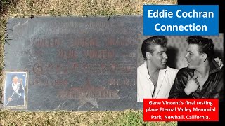 Gene Vincent  Grave at Eternal Valley Memorial Park in Newhall California [upl. by Yks]