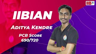 IIB NEET 2022 TOPPER ADITYA KENDRE 690720 [upl. by Dent355]