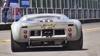 1966 Ford GT40 Mk I Awesome SOUND  Starts Accelerations amp Fly Bys [upl. by Sugden]