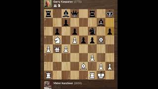 Viktor Korchnoi vs Garry Kasparov • World Cup Barcelona  Spain 1989 [upl. by Menzies]