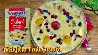 Weikfield Custard Powder Recipe  Weikfield Vanilla Custard  Fruit Custard Recipe weikfield [upl. by Valora]