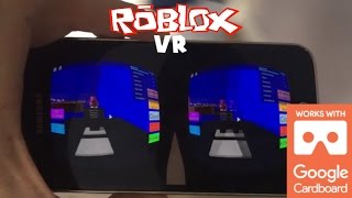 How to use Roblox VR with Google Cardboard Easy to do and setup [upl. by Rustice]