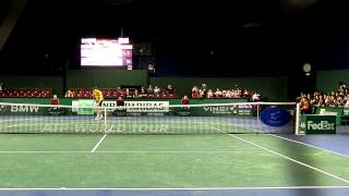 Milos Raonic serve   Paris Bercy 2012 HD [upl. by Pelagias]