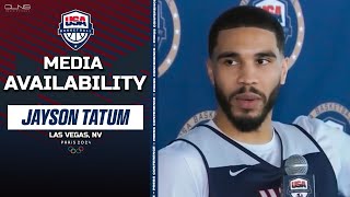 Jayson Tatum Who STARTS Does Not Matter for Team USA  2024 Olympics [upl. by Jarrell]