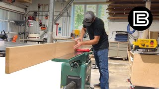 Building a VERY LONG oak shelf [upl. by Almat]