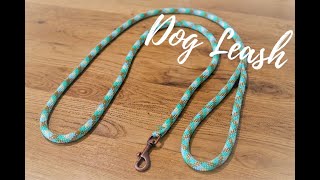 Hundeleine selber machen Paracord einfache Anleitung  Dog Leash easy DIY Tutorial [upl. by Ekul]