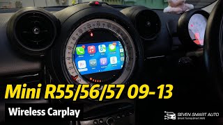 Mini R55R56R57 0915 CIC Retrofitted Wireless CarPlay [upl. by Gonzales]