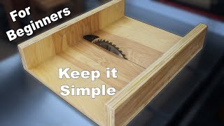 Simple Table Saw Crosscut Sled for Beginners [upl. by Fife]