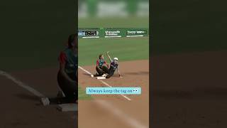 Softball celebration GONE WRONG 🤯 shorts [upl. by Nawram]