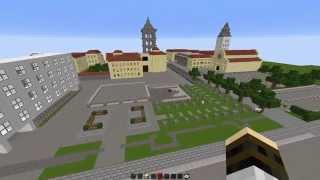 Minecraft Croatia  Zadar Old CityOnly a little Part 2015 [upl. by Madalyn79]