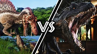 SPINOSAURUS VS INDORAPTOR ¿Quién Gana  Versus [upl. by Eecyac]