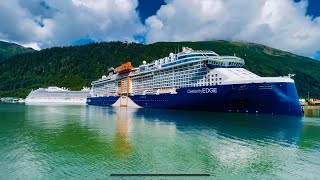 🛳️Fleet of Cruise Ships in Juneau Alaska [upl. by Zeph]