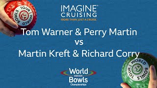 World Indoor Bowls Championship 2024 Tom Warner amp Perry Martin vs Martin Kreft amp Richard Corry  … [upl. by Vladi48]