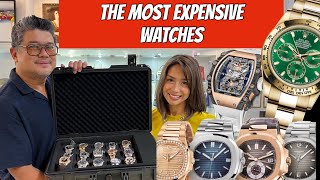 THE MOST CRAZY EXPENSIVE WATCHES KASING PRESYO NA NG BAHAY AT KOTSE [upl. by Rabbi]