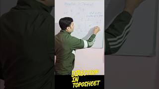 Direction in Toposheet। How to Find Direction in Toposheet icse Class 10 [upl. by Petua878]