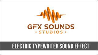 Electric Typewriter Sound Effect [upl. by Anastasia258]