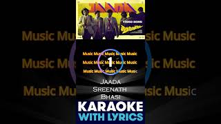 Jaada Karaoke with Lyrics  Aavesham  Fahadh Faasil  Nazriya  Sushin Shyam shorts [upl. by Oinotna]