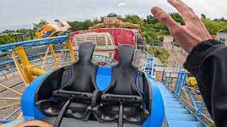 HANKATTEN POV Gerstlauer Spinning Coaster BonBonLand [upl. by Courtney]