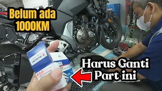 Servis Petama Suzuki V Strom 250 Sudah Harus Ganti Sparepart ini [upl. by Alair]