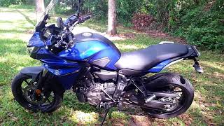 Review and Test ride on the Yamaha MT 07 Tracer Lams Approved [upl. by Longmire]