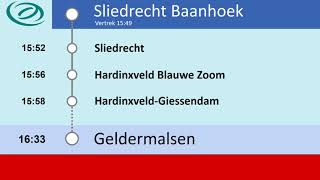 Arriva MerwedeLingelijn Omroepen Dordrecht  Geldermalsen [upl. by Gustin]