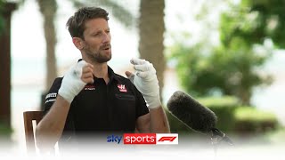 EXCLUSIVE Romain Grosjean reveals how he escaped horrific fireball crash [upl. by Petigny]