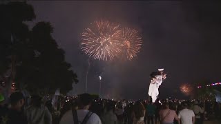 Big Bay Boom  Largest firework show in western US dazzles thousands [upl. by Danni]