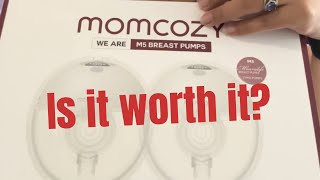 MOMCOZY M5 Double Pump Review and unboxing [upl. by Ailbert]