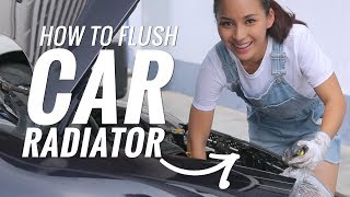 AutoDIY How to flush Car Radiator  AutoBuzzmy [upl. by Hamachi]