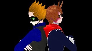 MMD Eddsworld WTFuture Tom and Red Leader Doughnut Hole [upl. by Ives]