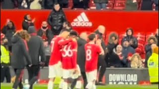 Ronaldo Comforts Elanga After Missed Penalty  Man United vs Middlesbrough  4222 [upl. by Magnuson]