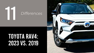 Toyota RAV4 2023 vs 2019 [upl. by Farica232]