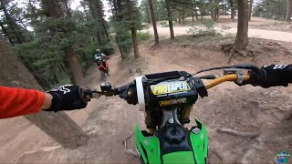 Insanely Fun Dirtbike Trails Rampart Range Colorado [upl. by Ogawa578]