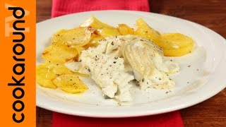 Rombo con le patate  Ricetta al forno [upl. by Amaris458]