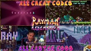 Rayman Redemption  ALL Cheats Codes and Easter Eggs v114 [upl. by Minsat]