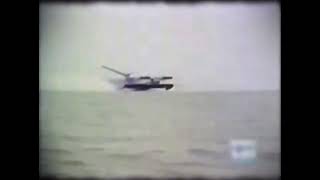 Rare footage of Caspian Sea Monster ekranoplan  historical video with model view [upl. by Llerrut]