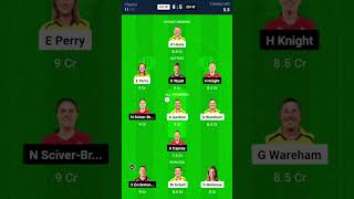 AUW vs ENW dream 11 prediction auswvsengw t20dream11 shorts viralvideo [upl. by Ramses]