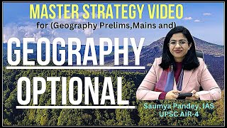 Geography Optional for UPSC by SaumyaPandeyIAS How to prepare Geography for UPSC Optional [upl. by Muriah]