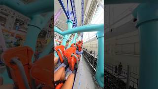 Turntable Roller Coaster at American Dream Mall NJ [upl. by Ahsilac]